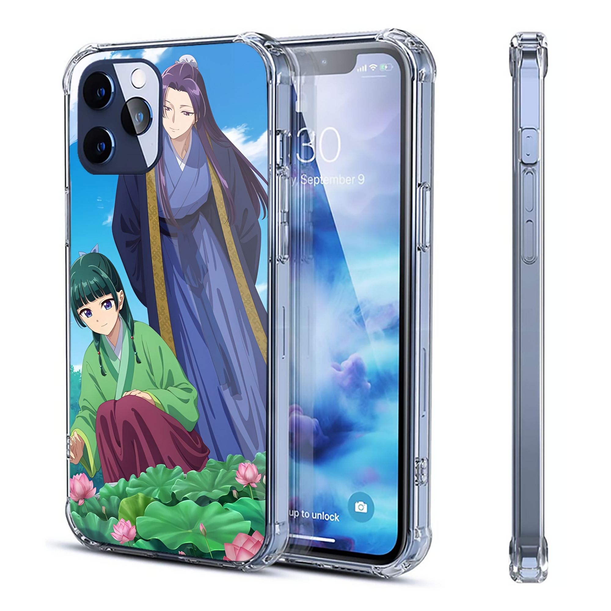 （画像用） 薬屋のひとりごと The Apothecary Diaries 【iPhone 12シリーズ対応】透明スマホケース（クリアソフトケース）